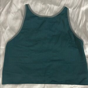 Athleta Seamless Cropped Teal Women's Tank